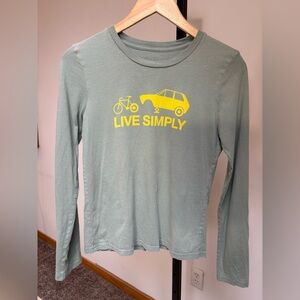 Patagonia Live Simply long sleeve organic cotton tee
